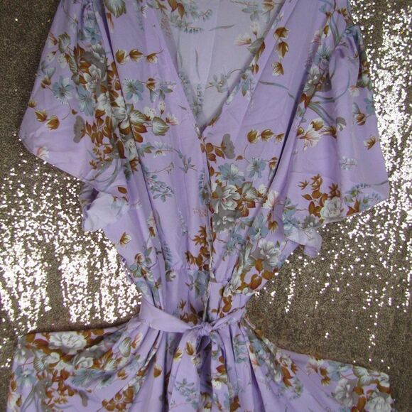 NWT BloomChic purple floral dress 30/ 6X - Picture 3 of 9